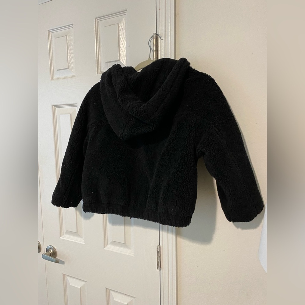 Zara Hooded Fleece Zip Front Jacket SIZE 9 girls - Picture 7 of 8